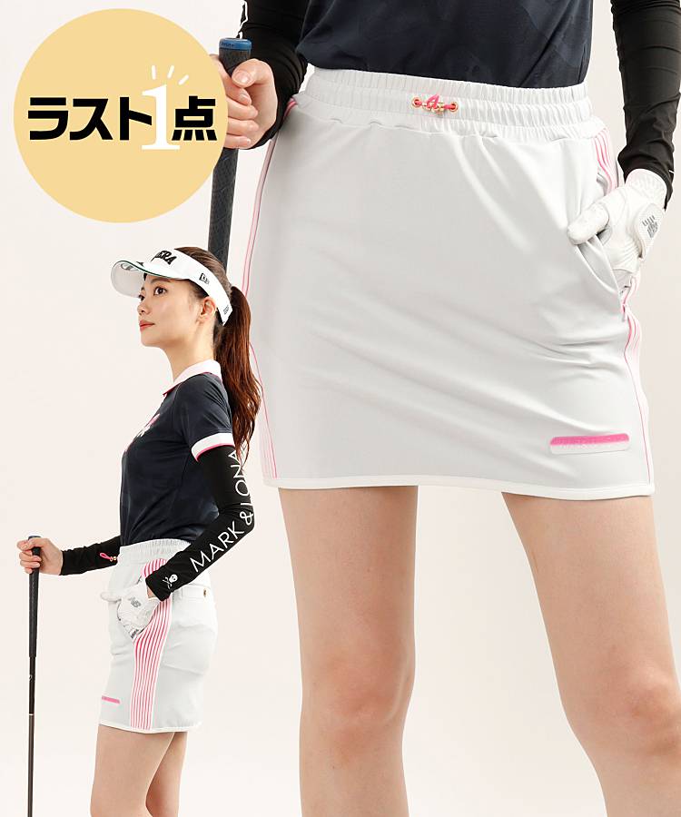ML 【アウトレット】サイドNeon◆ウエストゴムスカート【7000円均一】