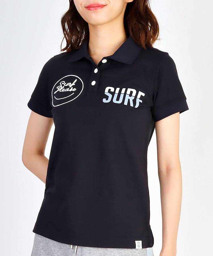 ホーンガーメント HO 【アウトレット】SURFロゴ鹿の子半袖