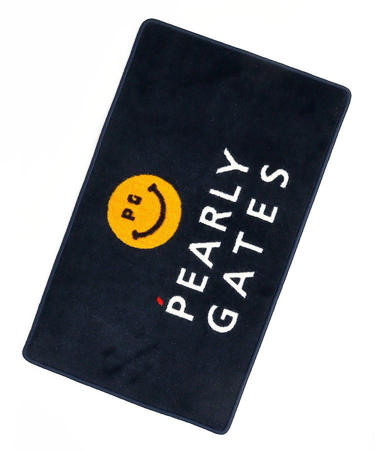 新品　パーリーゲイツ　ニコちゃん　ラグマット PG SMILEロゴ☆ラグマット