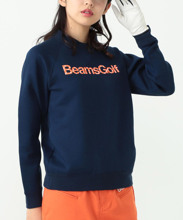 ビームスゴルフ BE 星柄ロゴ◇ダンボールプルオーバー レディース