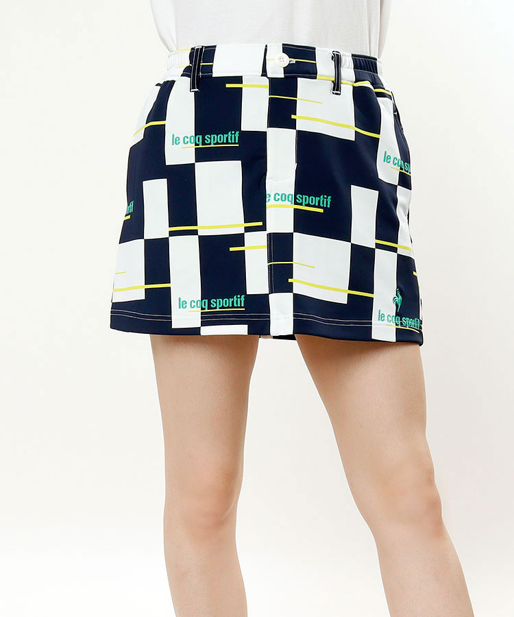 LQ ブロック調◆マルチカラースカート