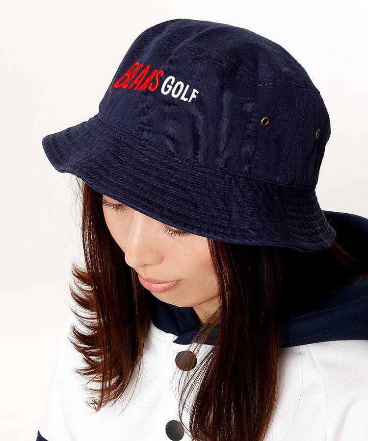 BE ビンテージ風バケットHAT