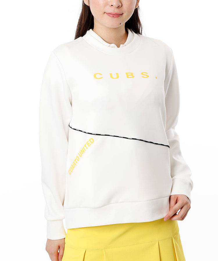 CU バックprint◆バイアス切替プルオーバー
