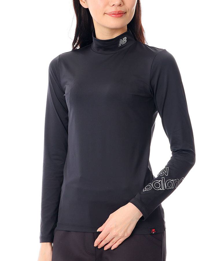 NB Sleeveロゴ★UVモックネック長袖インナー