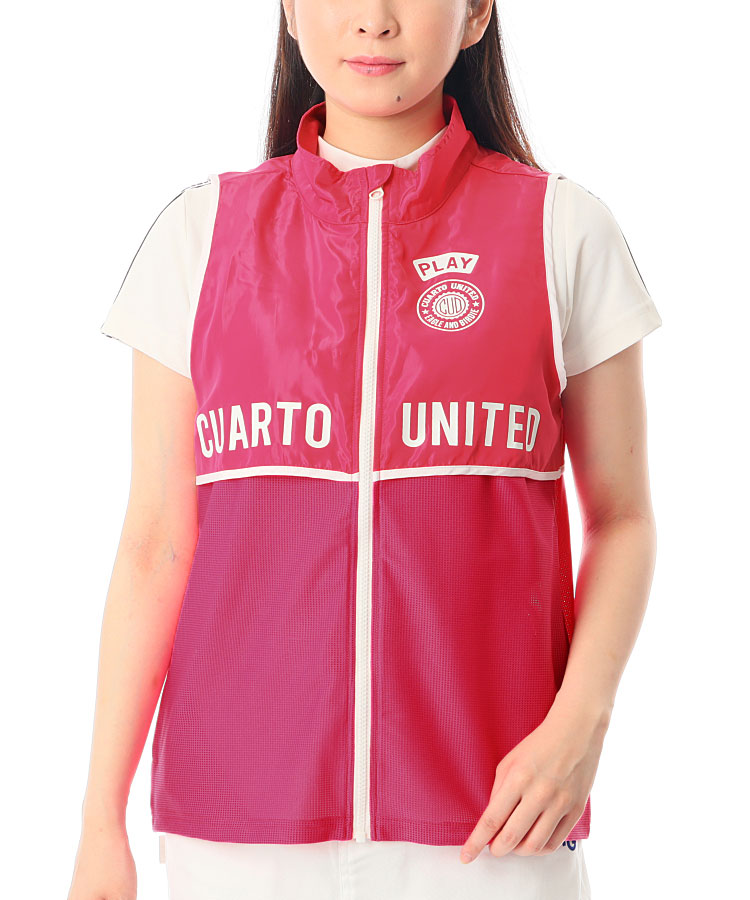 ブラック ホワイト ベスト レディース 春夏 ゴルフウェア Bls2119na