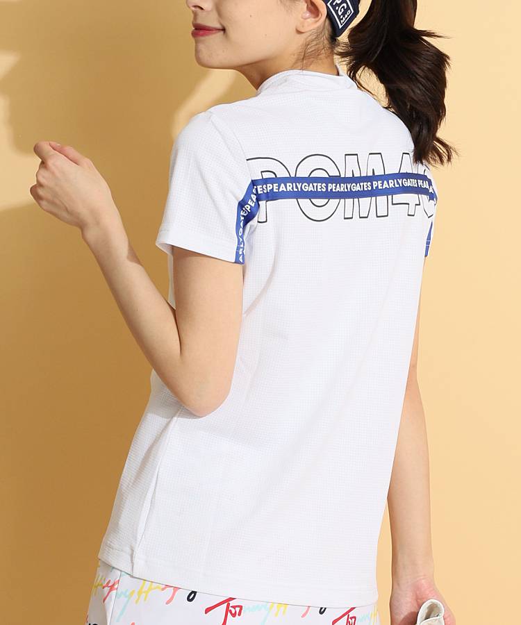 PG Backロゴ★モックネック半袖カットソー