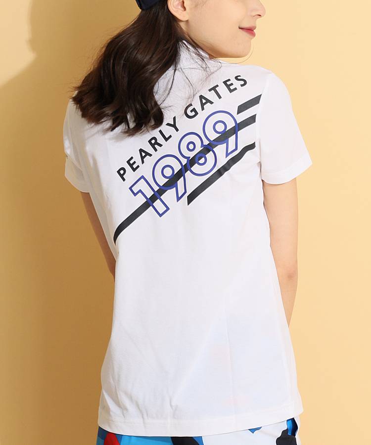 PG Backバイヤスロゴ★モック半袖カットソー