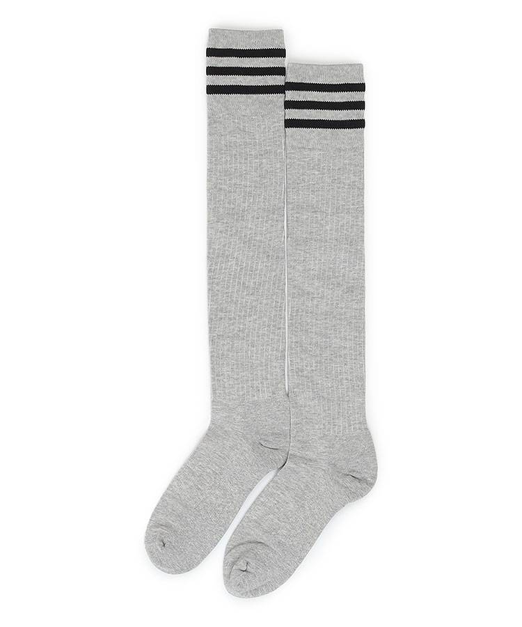 AG 定番Stripes◆ECOニーハイソックス