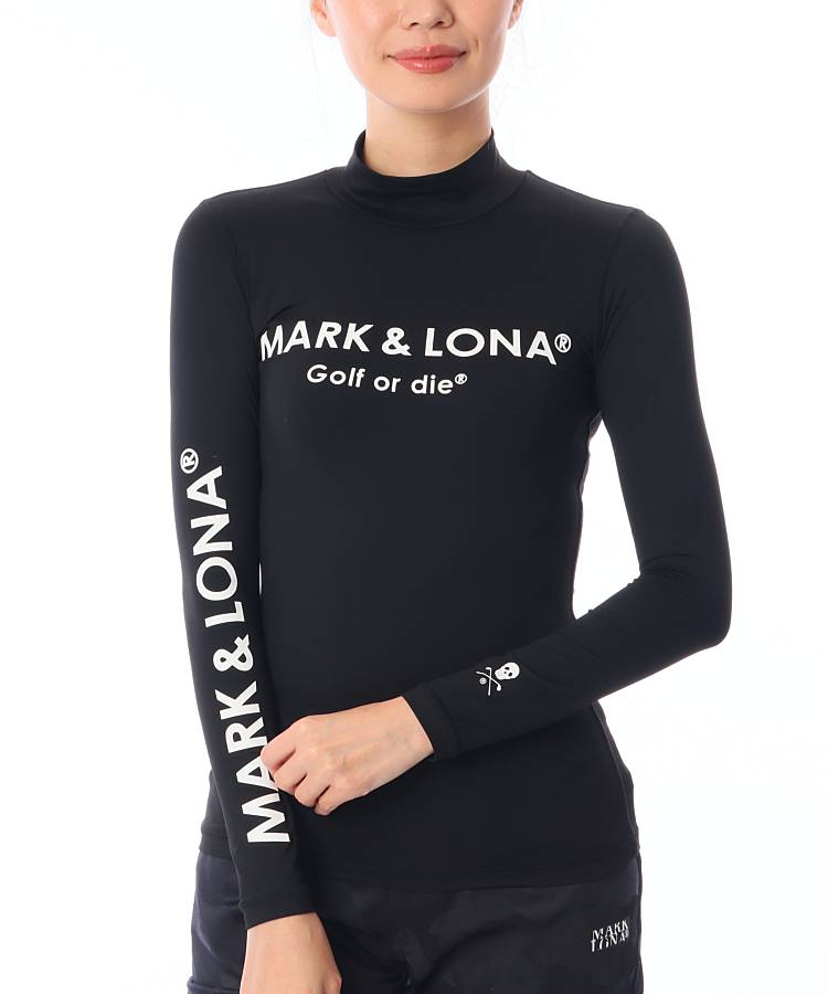 ML 2WAYストレッチ◆LOGOモックネックインナー