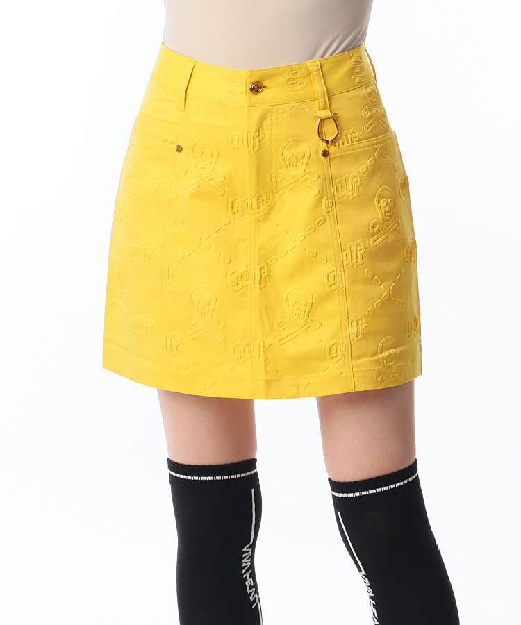 ML エンボスロゴ◆BOXスカート