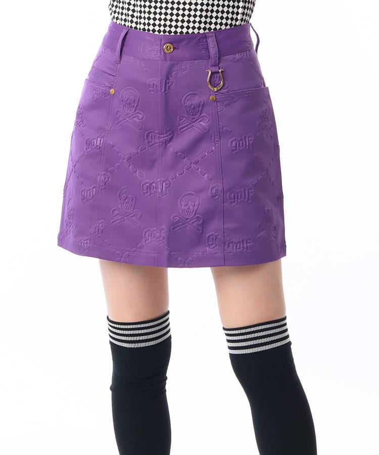 ML エンボスロゴ◆BOXスカート