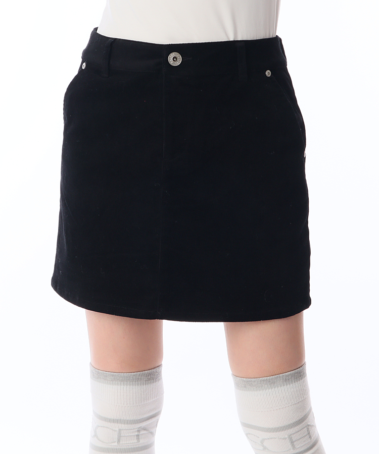 デサントゴルフ】極美品 スカート ロゴ ブラック Mサイズ レディース