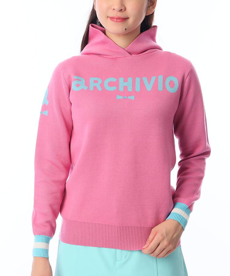 アルチビオ AR 【ワゴンセール】ロゴポイントハイゲージニットパーカー