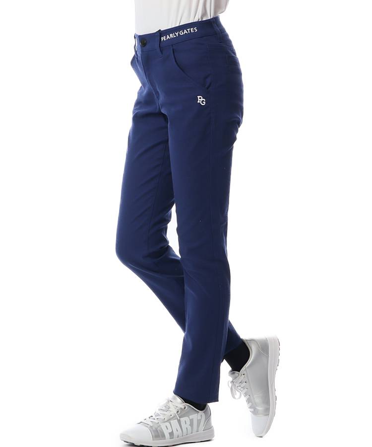 PG パワフルストレッチ変形ダイヤ柄ストレートパンツ