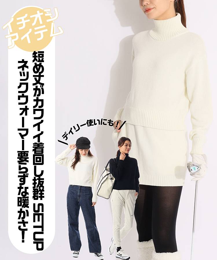 AS ショート丈セーター&スカートセットアップ