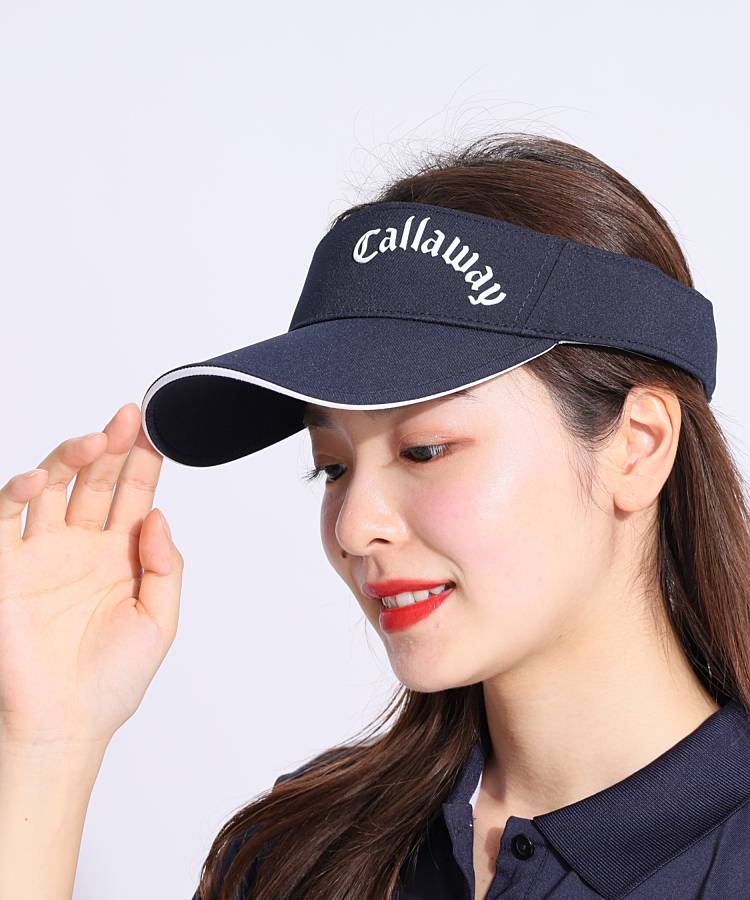 CA サイドLogoツイルサンバイザー