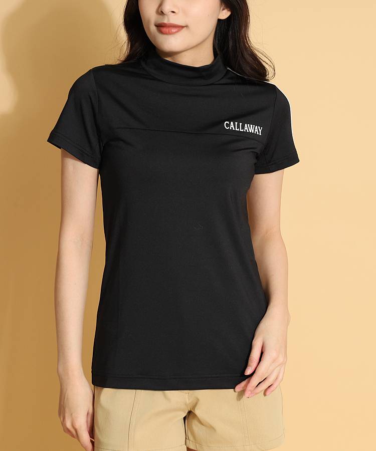 CA スリーブLINEモックネックECO半袖カットソー