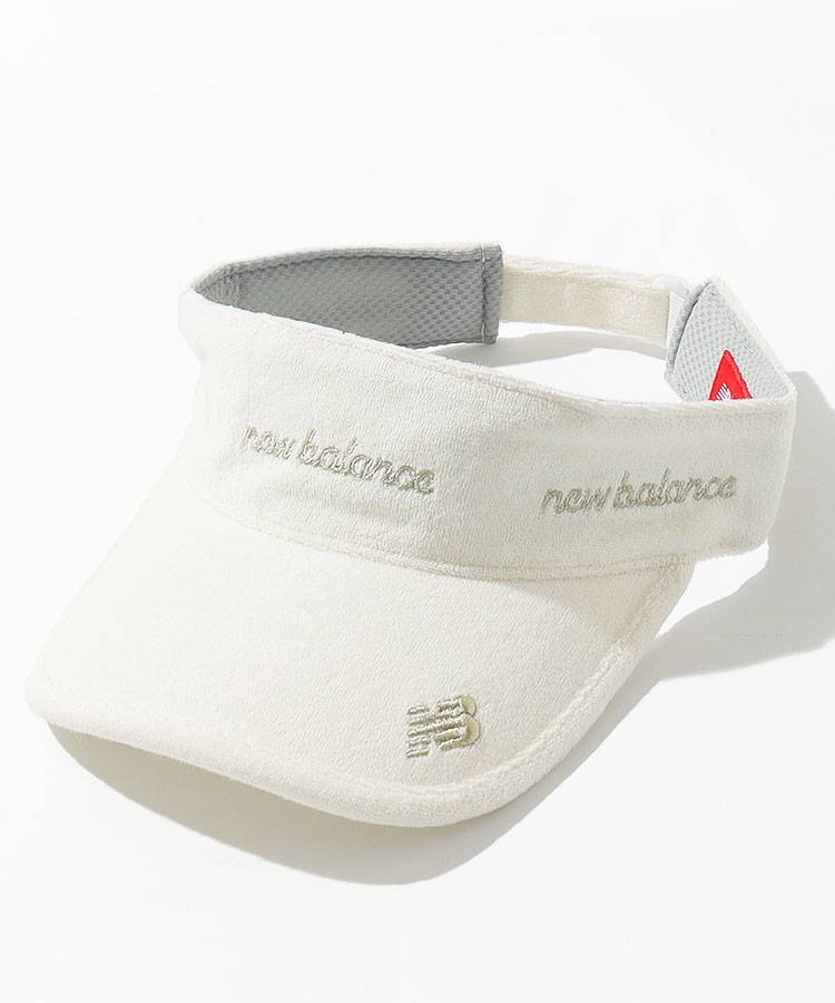 NB フロントロゴ刺繍パイルバイザー