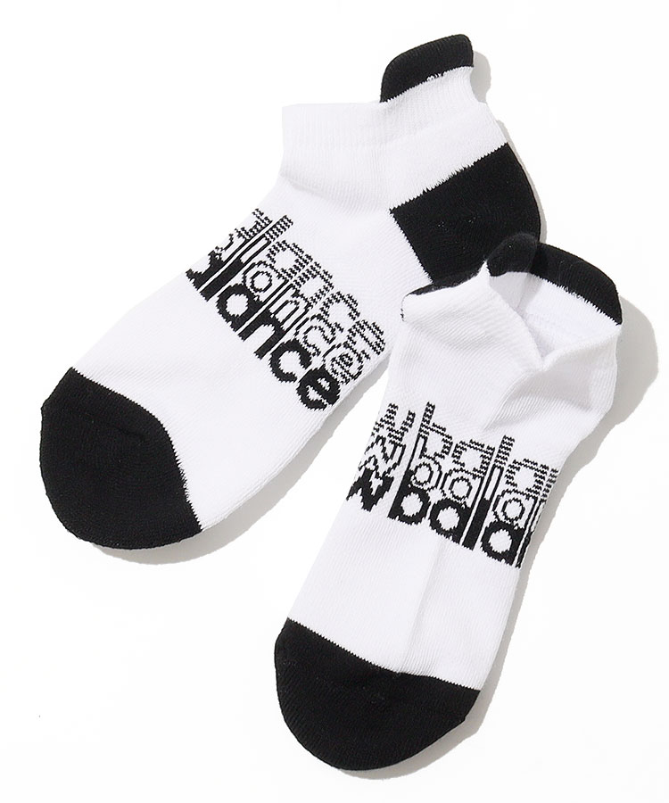 NB グラデーションロゴアンクルソックス