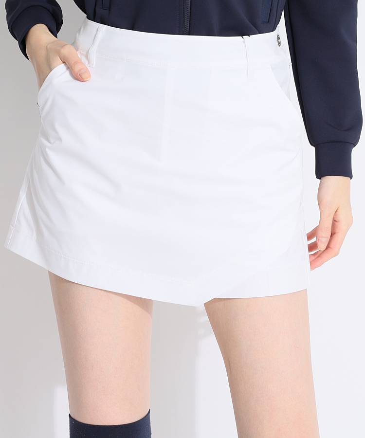 AM 一体型ペチパンツ付きラップキュロット