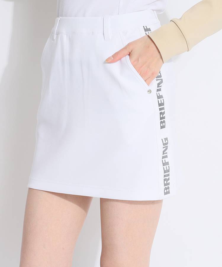 BR サイドラインロゴストレッチスカート