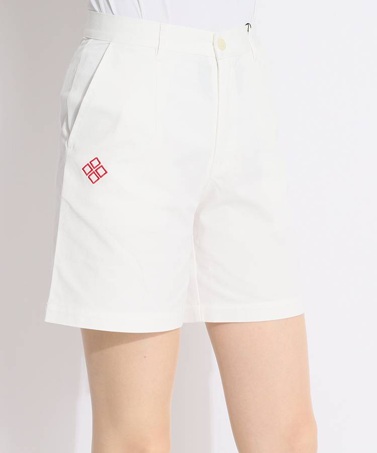 DC 刺繍ロゴコットンショーパン