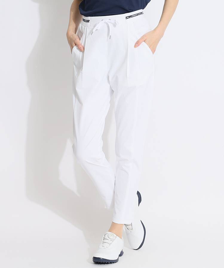 CA ウエストロゴStretchテーパードパンツ