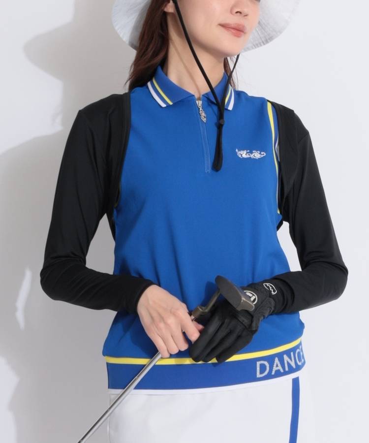 AS 【UV吸汗速乾】背面メッシュインナーボレロ